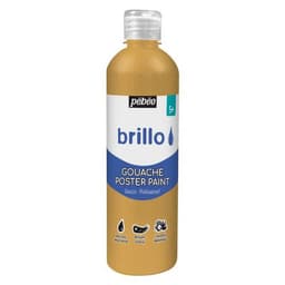 Flacon 500 ml gouache brillante brillo pebeo - or - Image principale