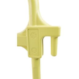 Barrière plastique avec pieds - 2000mm jaune - Image 7