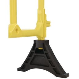 Barrière plastique avec pieds - 2000mm jaune - Image 3