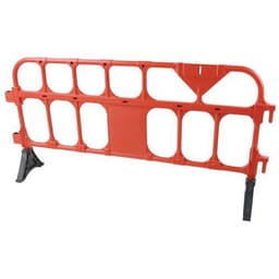 Barrière plastique avec pieds - 2000mm rouge - Image 3