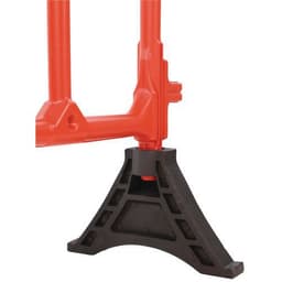 Barrière plastique avec pieds - 2000mm rouge - Image 4