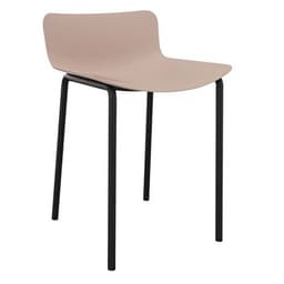 Tabouret bas Popp coque polycarbonate/piètement acier - Image 14