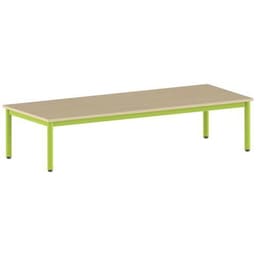 Table Carélie rectangulaire 200 x 80 cm fixe 4 pieds stratifié - Image 7