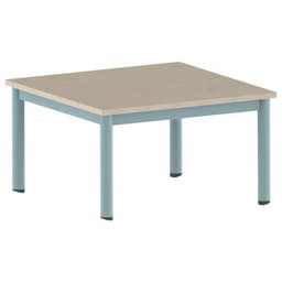 Table Carélie carrée 80 x 80 cm mobile 4 pieds stratifié Mobidecor - Image 8