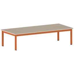 Table Carélie rectangulaire 180 x 80 cm mobile 4 pieds stratifié - Image 6
