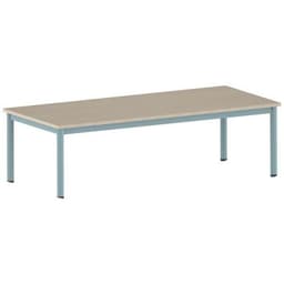 Table Carélie rectangulaire 180 x 80 cm mobile 4 pieds stratifié - Image 4