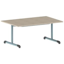 Table Bandana 120 x 80 cm fixe dégagement latéral stratifié Mobidecor - Image 8