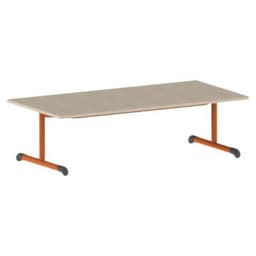 Table Bandana 160 x 80 cm fixe dégagement latéral stratifié Mobidecor - Image 9