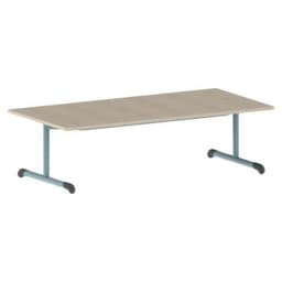 Table Bandana 160 x 80 cm fixe dégagement latéral stratifié Mobidecor - Image 3