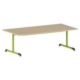 Table Bandana 160 x 80 cm fixe dégagement latéral stratifié Mobidecor - Image 7