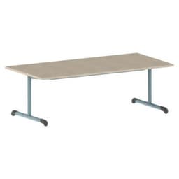 Table Bandana 160 x 80 cm fixe dégagement latéral stratifié Mobidecor - Image 8
