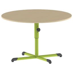 Table Bandana ronde Ø 120 cm réglable piètement central stratifié - Image 6