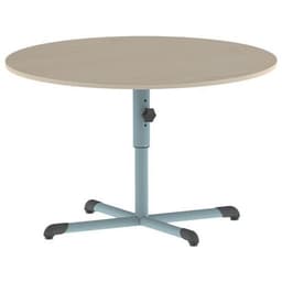 Table Bandana ronde Ø 120 cm réglable piètement central stratifié - Image 8