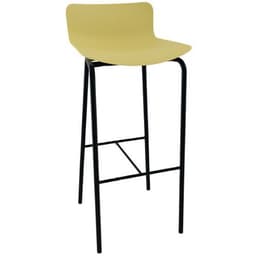 Tabouret haut Popp coque polycarbonate/piètement acier - Image 11