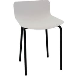 Tabouret bas Popp coque polycarbonate/piètement acier - Image 8