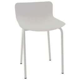 Tabouret bas Popp coque polycarbonate/piètement acier - Image 5