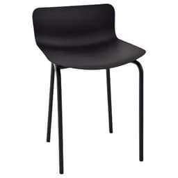 Tabouret bas Popp coque polycarbonate/piètement acier - Image 12