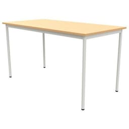 Table 4 pieds droits 180 x 80 cm stratifié ABS - Image principale