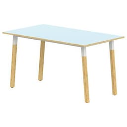 Table 4 pieds inclinés métal/bois 160 x 80 cm stratifié ABS - Image principale