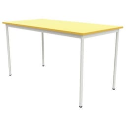 Table 4 pieds droits 140 x 80 cm stratifié ABS - Image 3