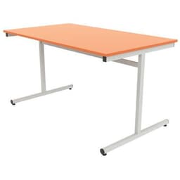 Table dégagement latéral 80 x 80 cm stratifié ABS - Image 5