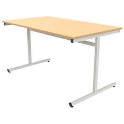 Table dégagement latéral 180 x 80 cm stratifié ABS - Image 2