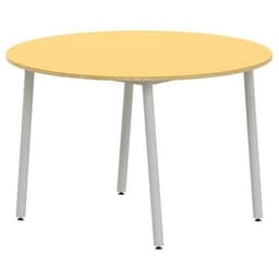 Table 4 pieds inclinés ronde Ø 120 cm stratifié ABS - Image 2