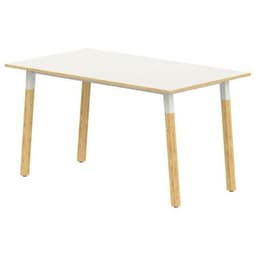 Table 4 pieds inclinés métal/bois 160 x 80 cm stratifié ABS - Image 2