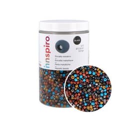 Bocal 500 grammes perles de rocaille Couleurs métallisées Ø 3.8mm - Image principale
