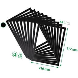 Lot de 10 Cadre d'affichage Magneto PRO Memo noir - Image 4