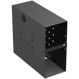 Coffre métal sécurisé avec Barrette pour UC large époxy noir Format+ - Image principale