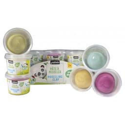 Assortiment 6x90g pâte à jouer - couleurs assorties - Image 3
