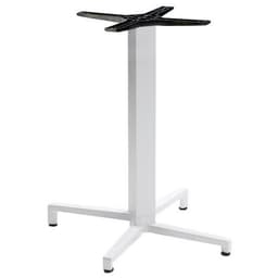 Pied de table Domino fixe hauteur 73 cm colonne carrée - blanc - Image principale