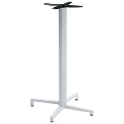 Pied de table Domino fixe hauteur 109 cm colonne ronde - blanc - Image principale
