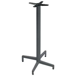 Pied de table Domino fixe hauteur 109 cm colonne ronde - anthracite - Image principale