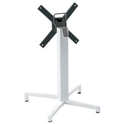 Pied de table Domino rabattable hauteur 73 cm colonne carrée - blanc - Image principale