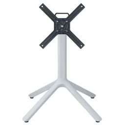 Pied de table Maxi Nemo rabattable hauteur 73 cm - peint blanc - Image principale