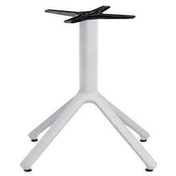 Pied de table Nemo fixe hauteur 50 cm - peint argent - Image principale