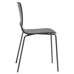 Lot de 4 chaises Alice 4 pieds non feu anthracite - peint anthracite - Image principale