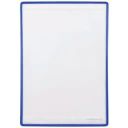 Lot de 5 Pochettes d'affichage adhésive - A4 vertical - Bleu - Image principale