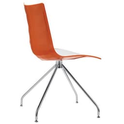Chaises Zebra bicolore pied pivotant lot de 2 S-CAB - Image 2
