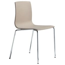 Chaises Alice 4 pieds peint ou chromé lot de 4 S-CAB - Image principale