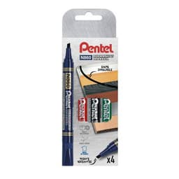 Etui 4 marqueurs pointe biseautée Pentel N860 - Image principale