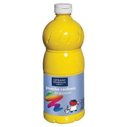 Flacon 1 litre gouache redimix lefranc bourgeois - ocre jaune - Image principale