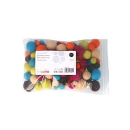 Sachet 100 boules de feutre dia 10 à 30 mm - Image principale