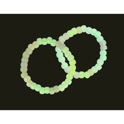 Sachet 1000 perles plastique gros trou dia9mm phosphorescent - Image 3