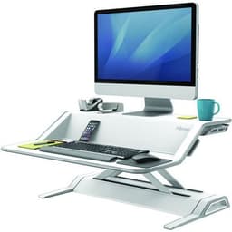 Plateforme de travail assis-debout Lotus - Blanc - Image 3