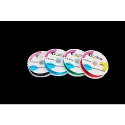 Lot 4 bobines fil nylon élastique 20m dia 0.5mm - assorties - Image principale