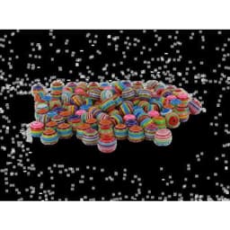 Sachet 200 perles multicolores rondes 12mm - Image principale