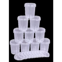Pot 500ml avec couvercle à clipser - Image 2